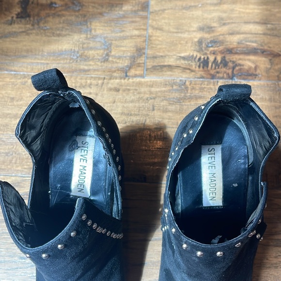 Steve Madden Notorious Booties Black - Picture 4 of 6